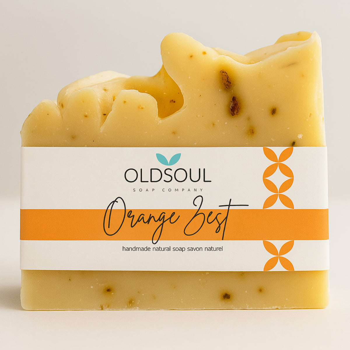 Orange Zest Soap - Refreshing Citrus & Spearmint Cleanser for