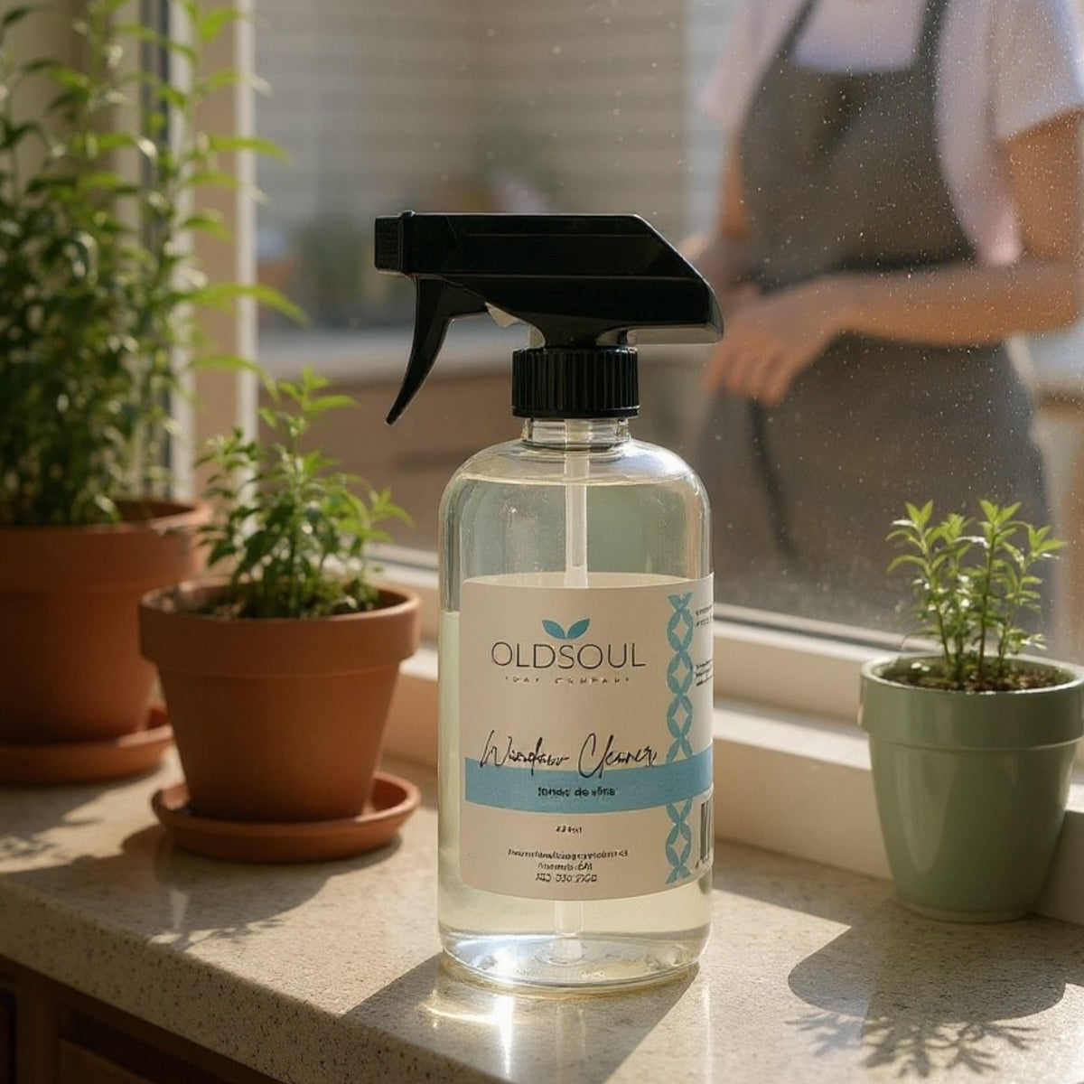 Natural Window and Glass Cleaner – Sparkling Clean with Peppermint ...