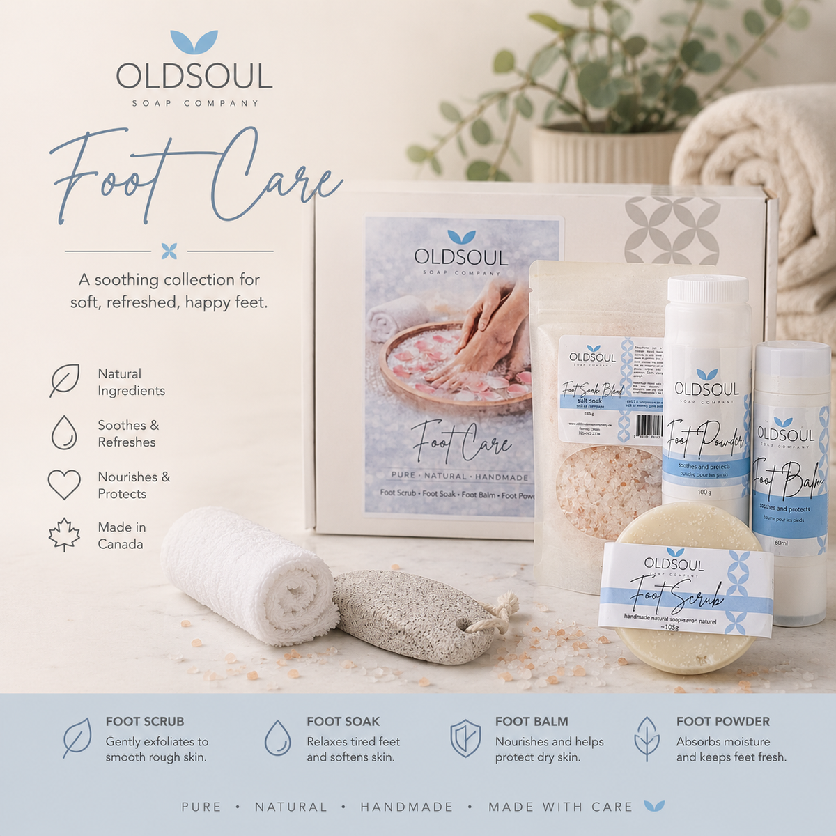 Foot Care Collection | Handmade Foot Care Products | Old Soul Soap ...