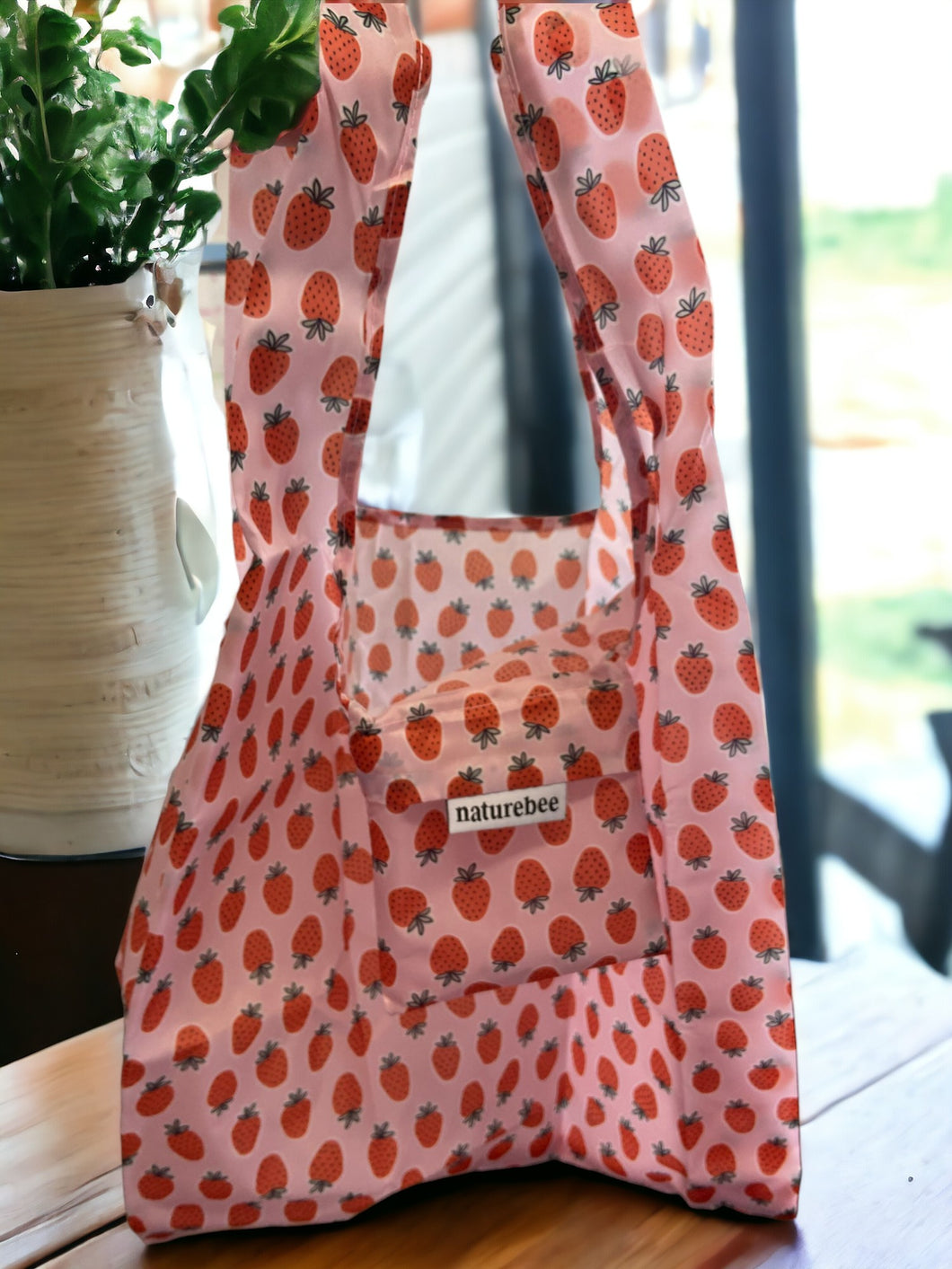 Reusable, Recycled Plastic Tote Bag