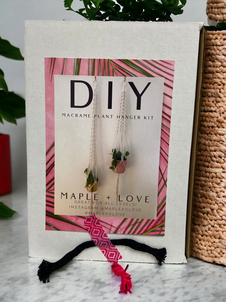 Plant Hanger Kit - DIY Macrame Plant Hanger Kit