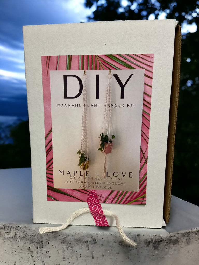 Plant Hanger Kit - DIY Macrame Plant Hanger Kit