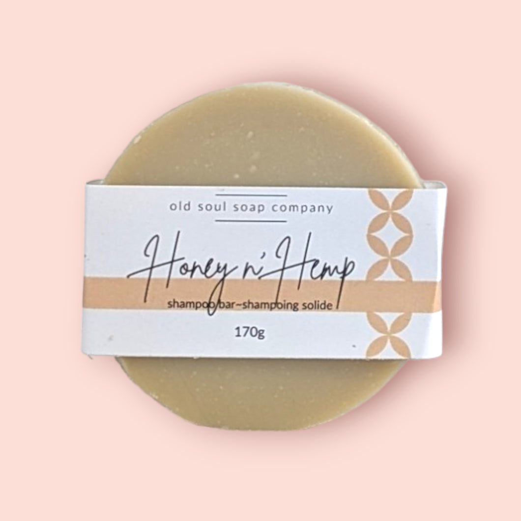 ARTISAN SOAP - Honey N Hemp Shampoo Soap