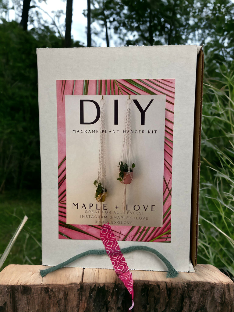 Plant Hanger Kit - DIY Macrame Plant Hanger Kit