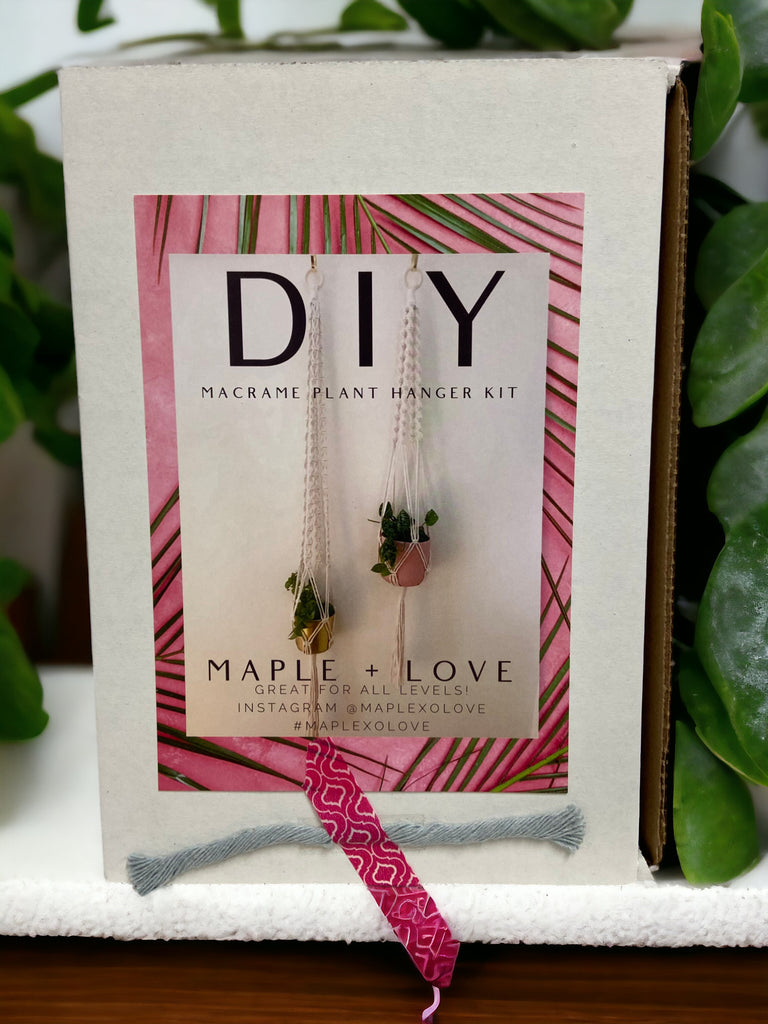 Plant Hanger Kit - DIY Macrame Plant Hanger Kit