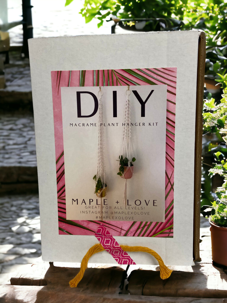 Plant Hanger Kit - DIY Macrame Plant Hanger Kit